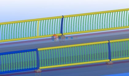 Handrail modeling
