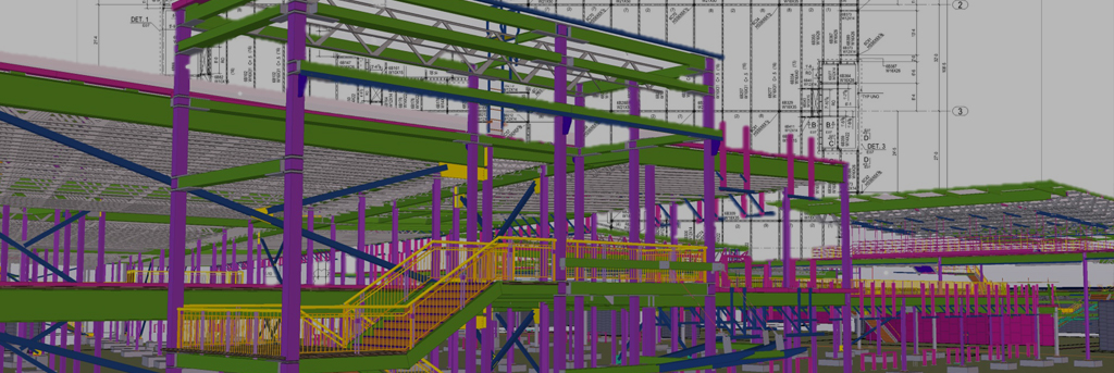 3D structural steel detailing model