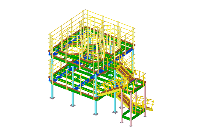 Industrial steel detailing
