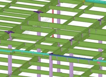 Structural Steel Detailing - Mixed use Building, USA